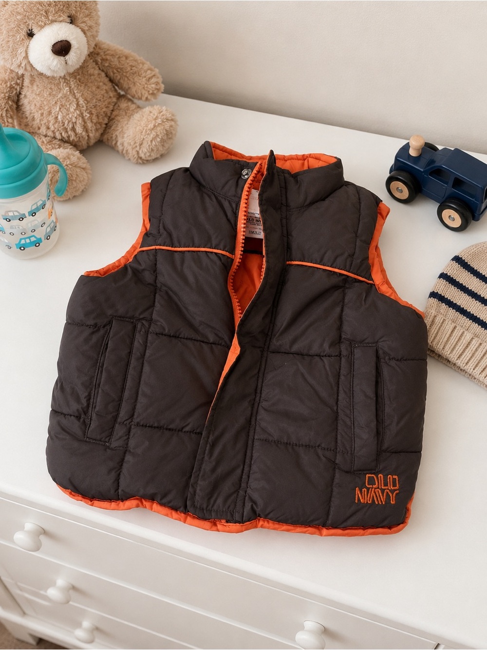 Old Navy Puff Vest, 12-18 months